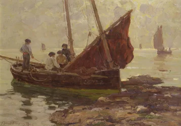 Morgen auf den Felsen, Concarneau